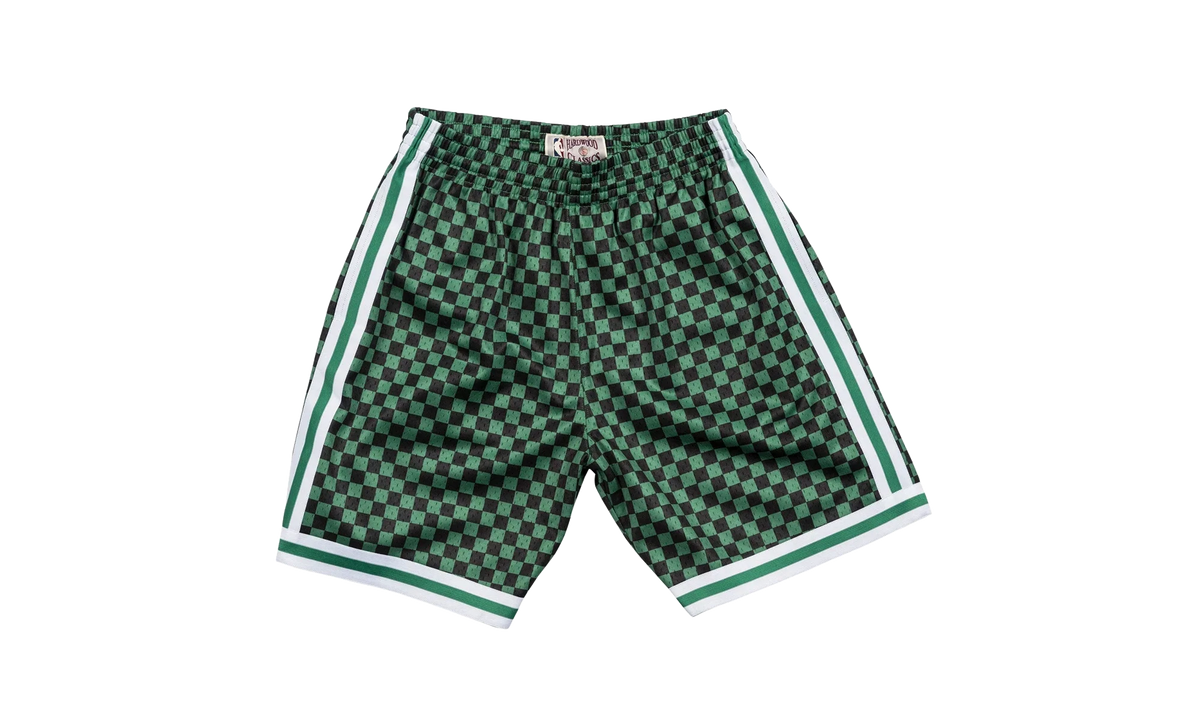 NBA Checked Swingman Shorts "Boston Celtics - Green" BA3A4I BCE E N09