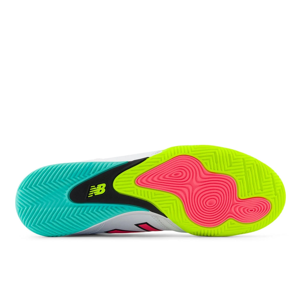 New Balance 442 Pro IN V2 Indoor Shoes White Neon Pink Black