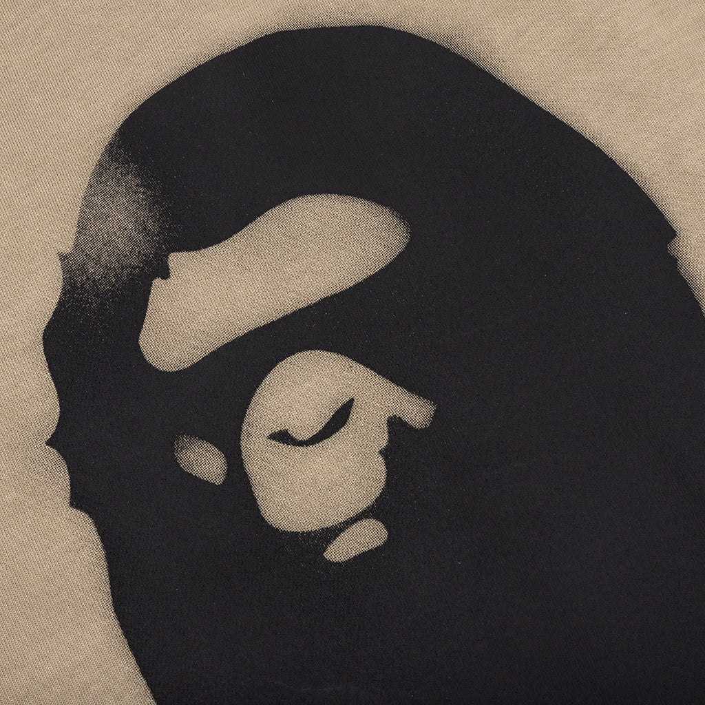 Spray Ape Head Tee Beige