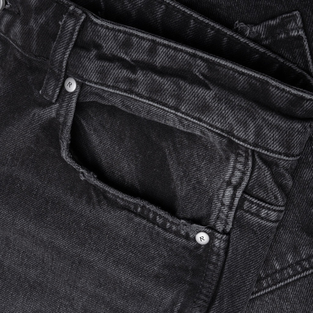 R3 Baggy Denim Aged Black