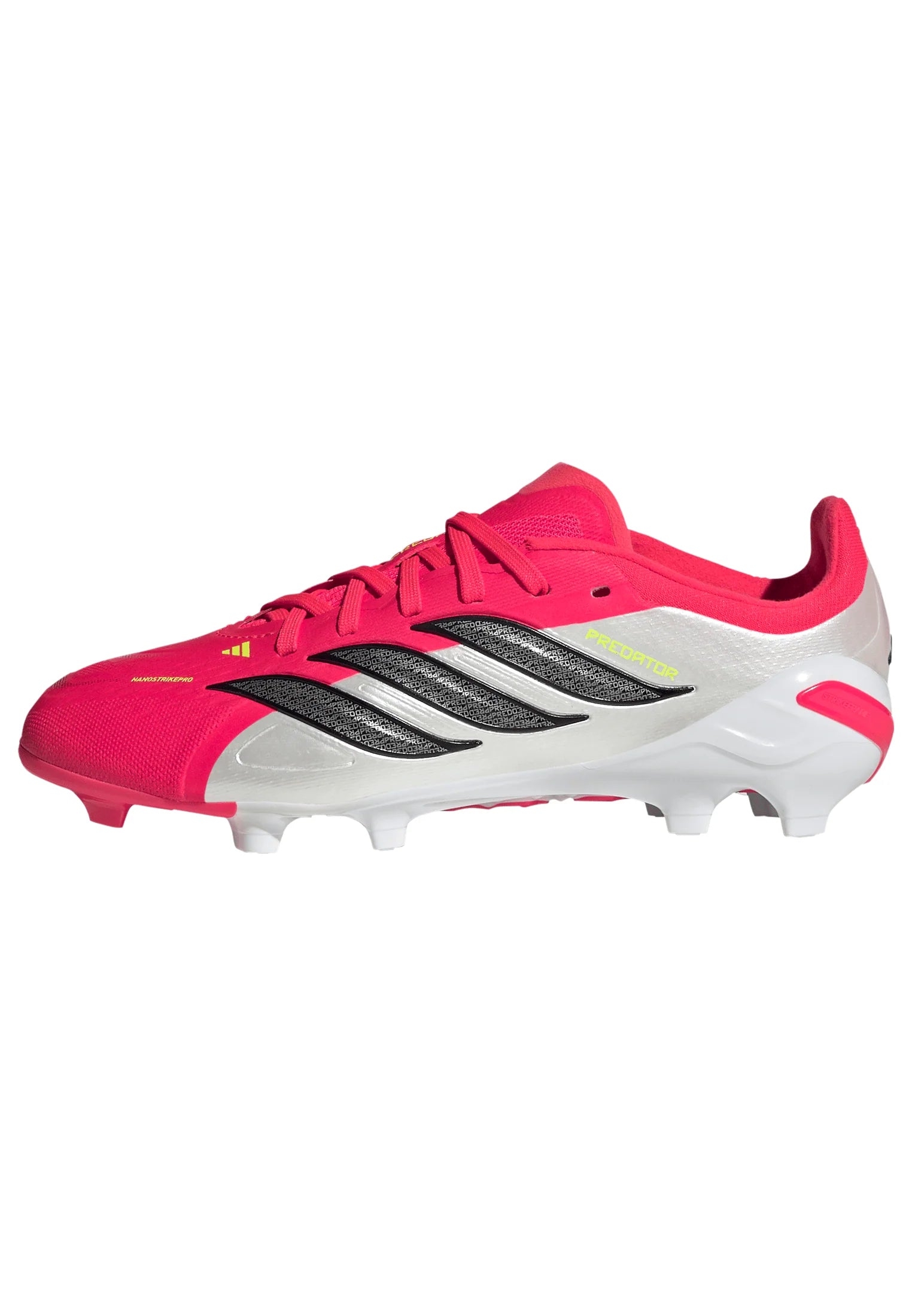 adidas Predator Elite FG Firm Ground Youth Soccer Cleats Red Black White