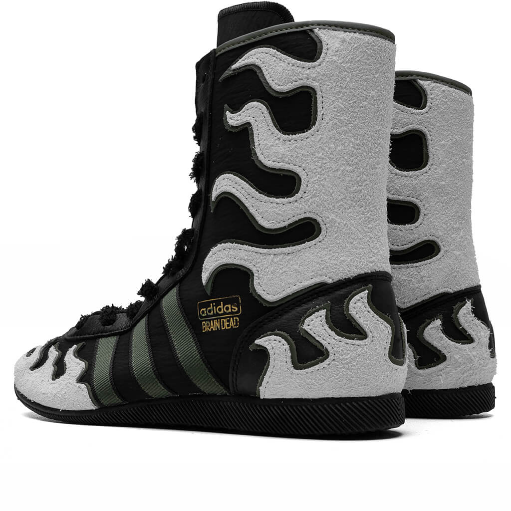 Adidas x Brain Dead Japan High Core Black Crystal White Gold Metallic