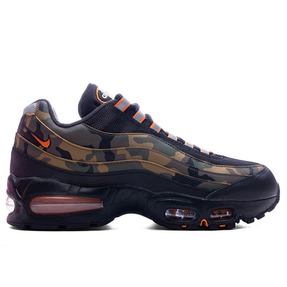 Air Max 95 Black Golden Beige Safety Orange Metallic Silver