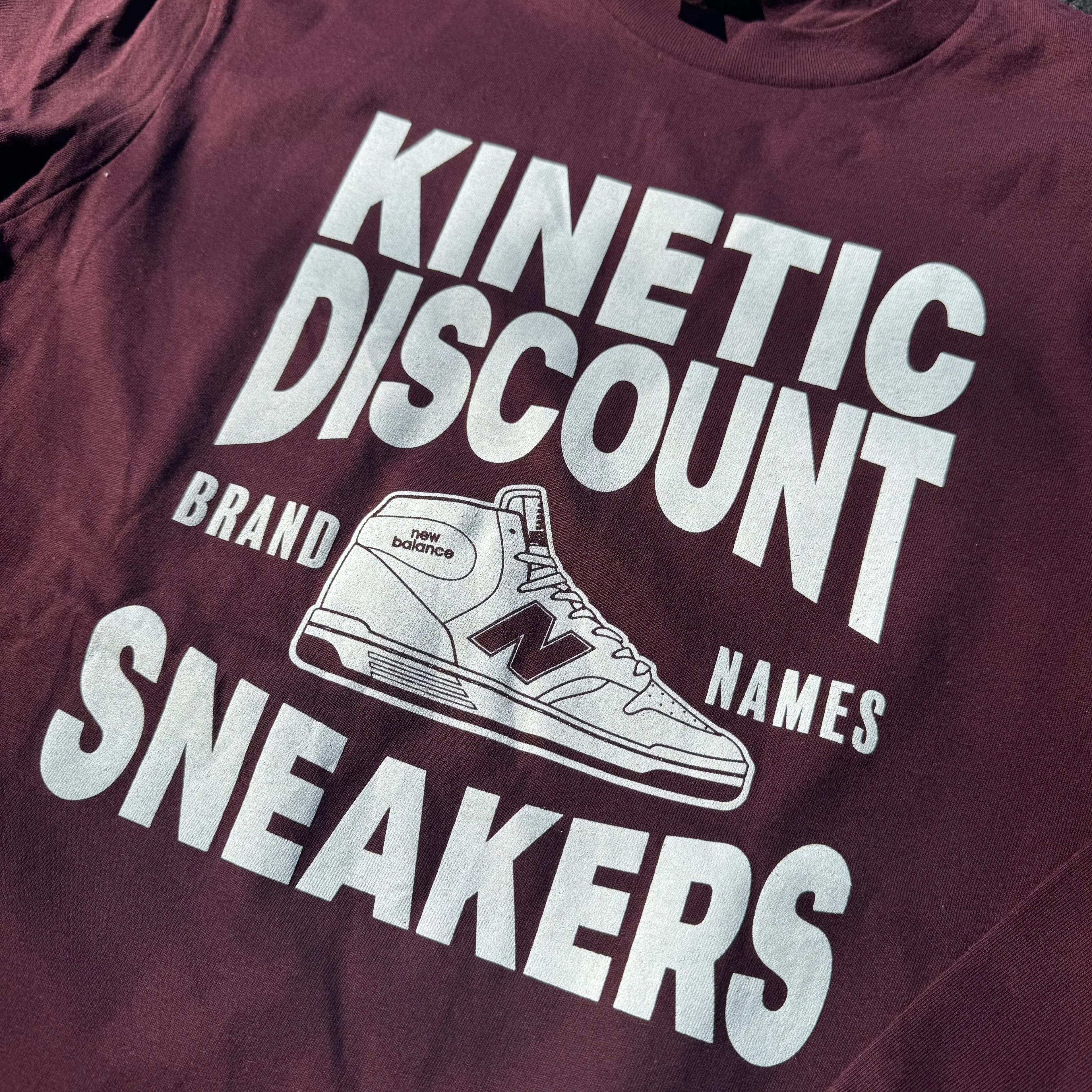 Kinetic Discount Sneaks Long Sleeve Tee Maroon