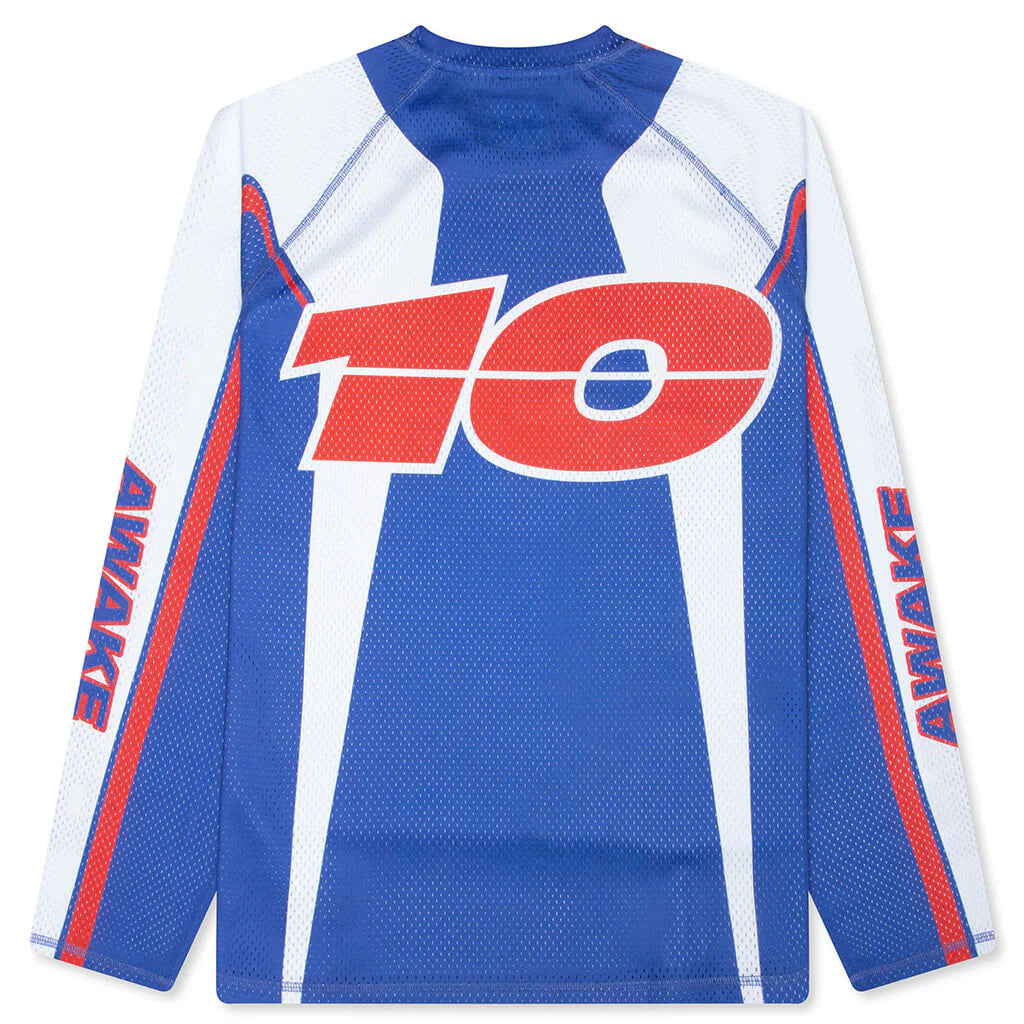 Mesh Racer Jersey Blue