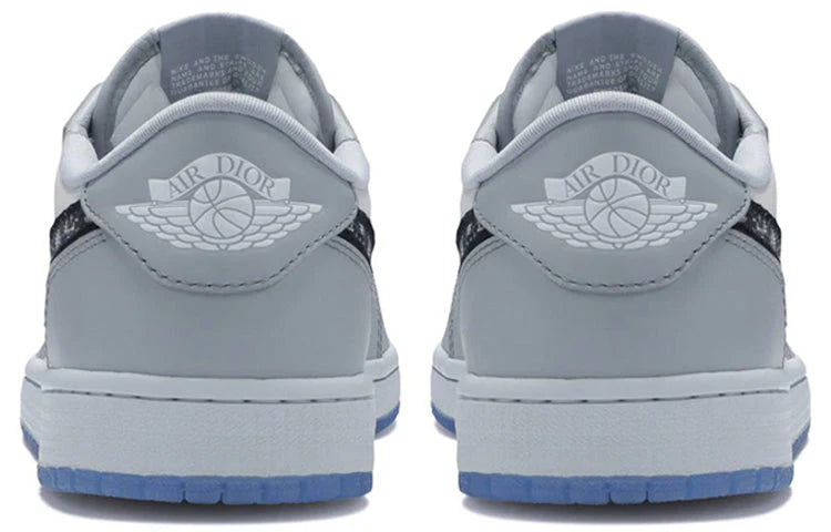 Air Jordan 1 Low x Dior White Grey