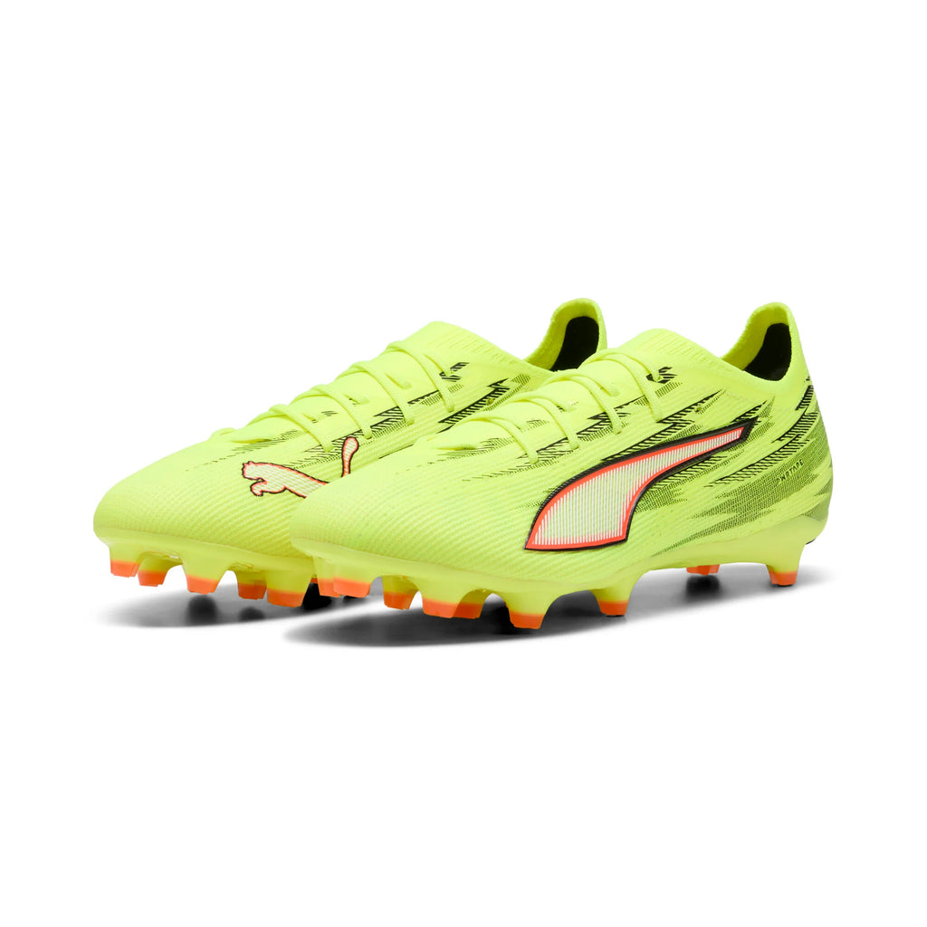 PUMA Ultra 6 Pro FG AG Firm Multi Ground Mens Soccer Cleats Yellow Black Red