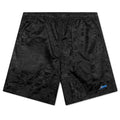 Running Check Shorts Black