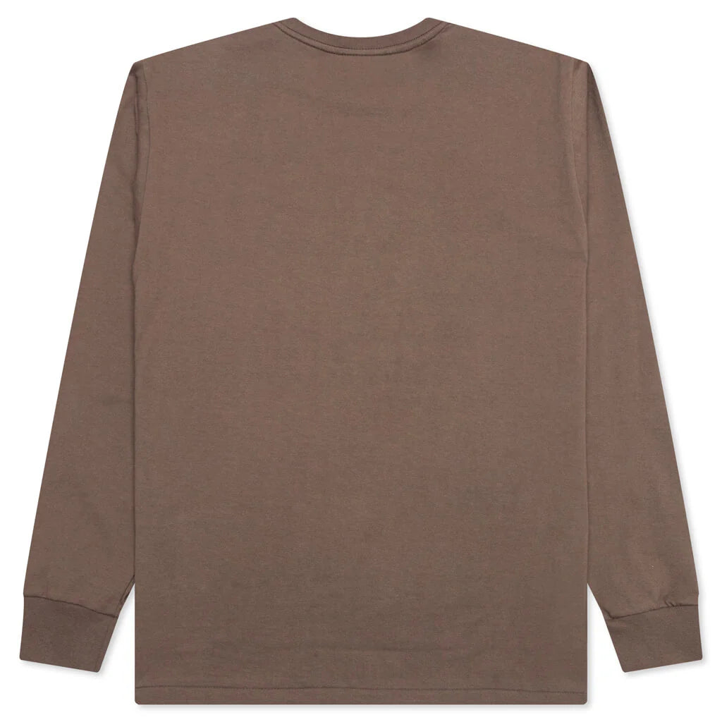 By Bathing Ape L S Tee Brown