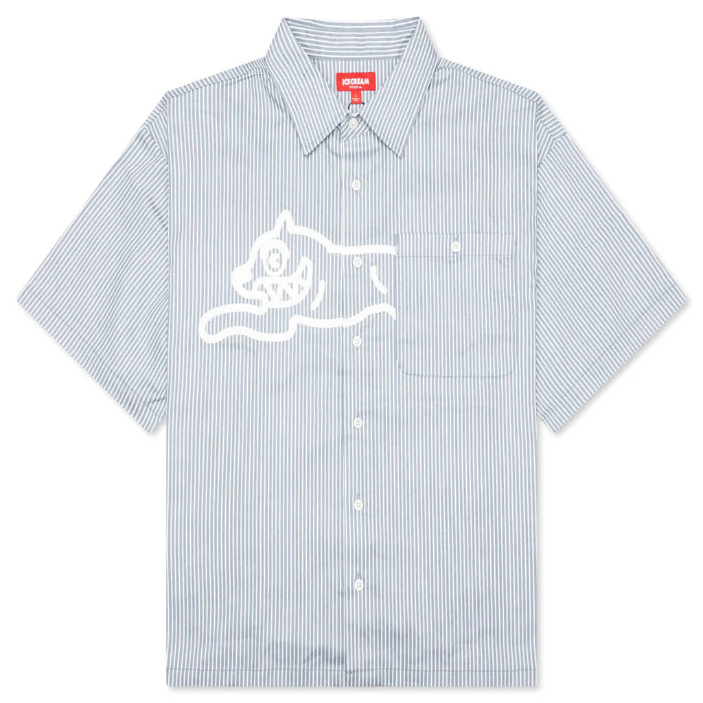 Arcade S S Woven Baby Blue