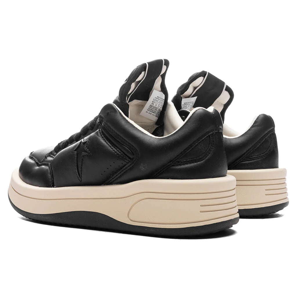 Rick Owens DRKSHDW x Converse Turbowpn Ox Leather Shoes Black