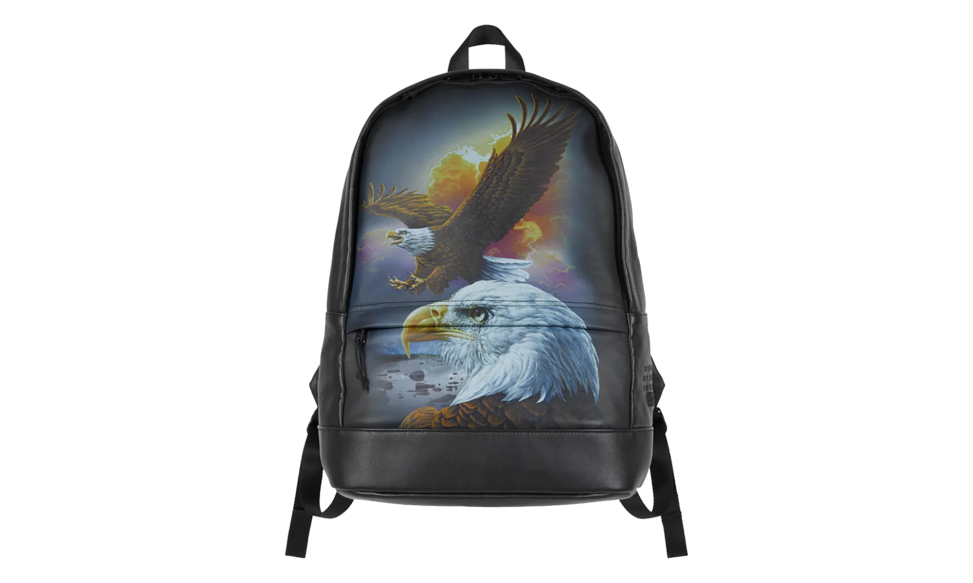 MM6 Maison Margiela Eagle Leather Backpack "SS26 - Black" SU27200