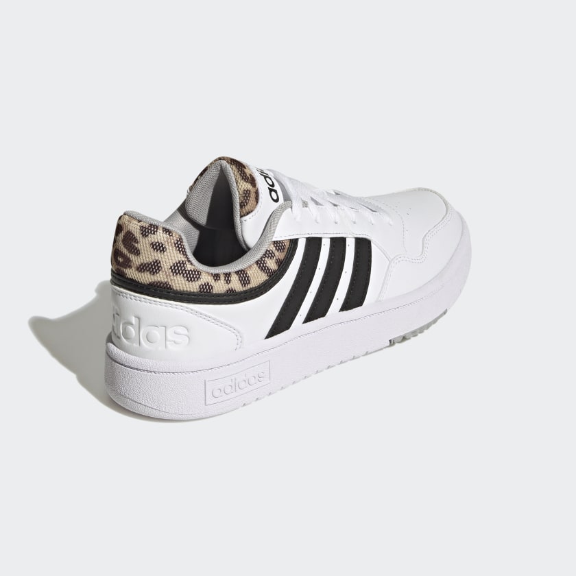 Women's Hoops 3.0 Basketball Low Classic Leopard Graphic Shoes