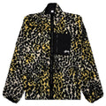Sherpa Reversible Jacket Yellow Leopard