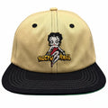 Nocturnal Betty Strapback Hat Cream Black