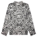 L S Printed Woven Black