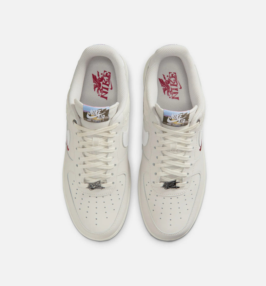 Air Force 107 Low Lunar New Year Mens Lifestyle Shoe Phantom Sail White