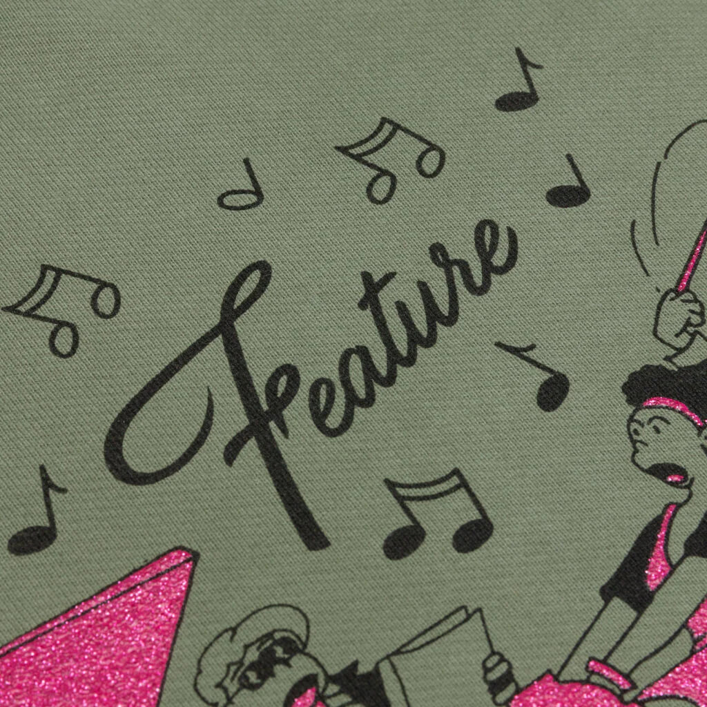 Choir Hoodie Oil Green