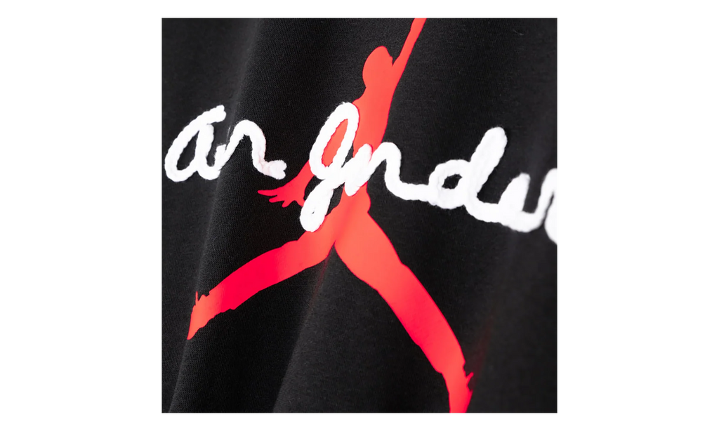 Jordan Brooklyn Fleece Crewneck Sweatshirt "Black / Infrared 23" IF1845 010
