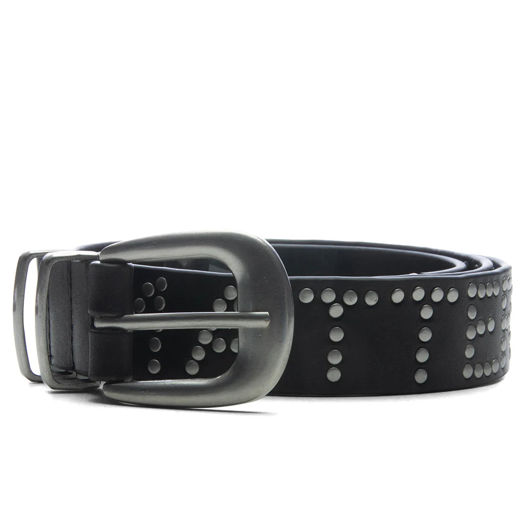 Kindness Matters Leather Belt Black