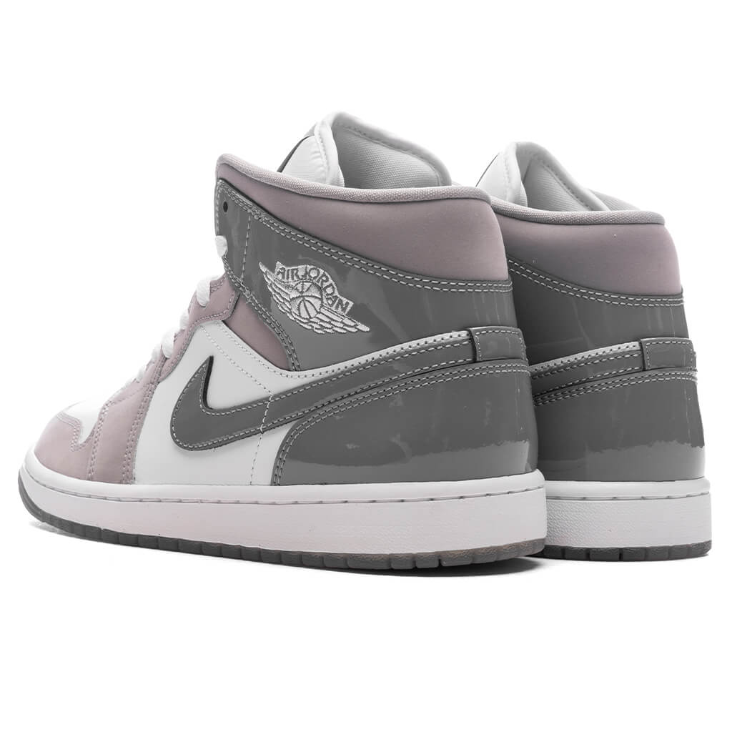 Air Jordan 1 Mid SE White Cool Grey Medium Grey