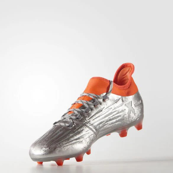 adidas X 162 FG Soccer Shoes Silver Black Red