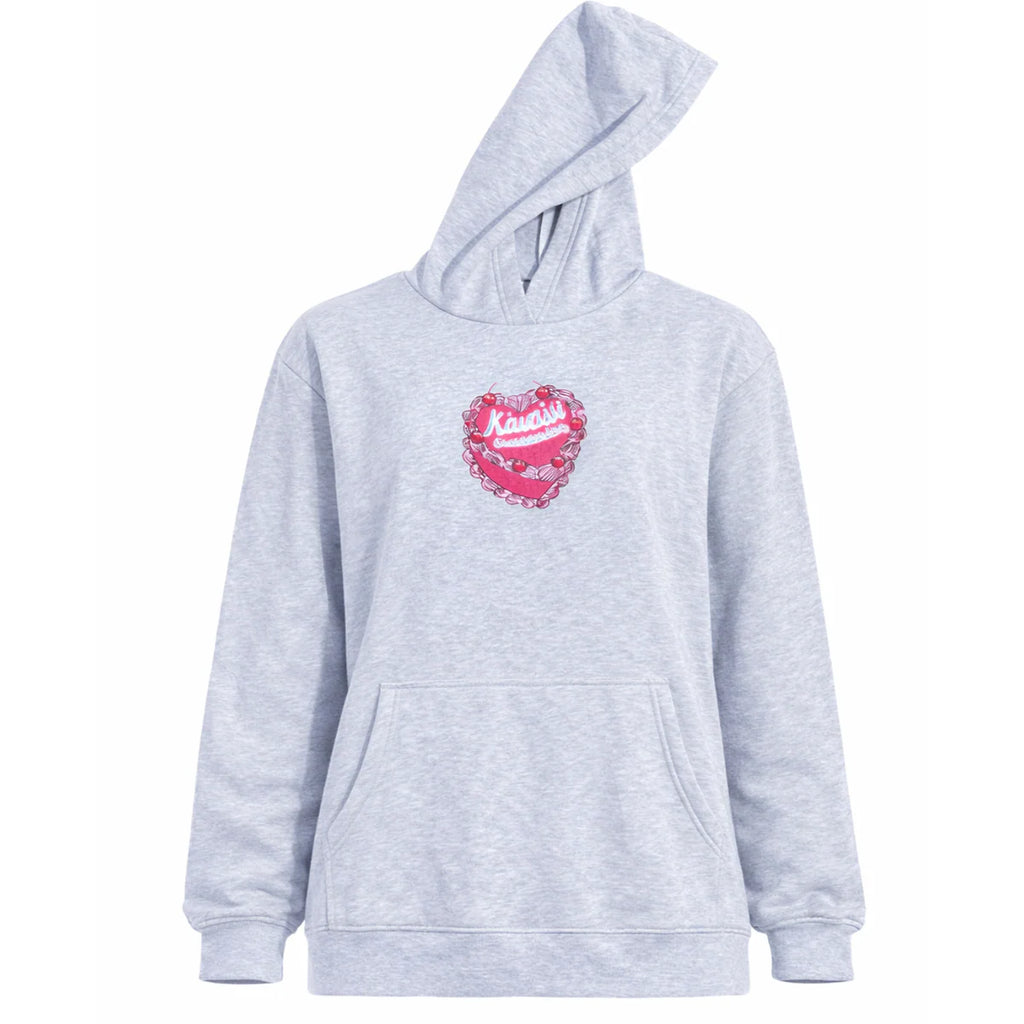 Kinetic CAKE Womens Hoodie Heather Grey