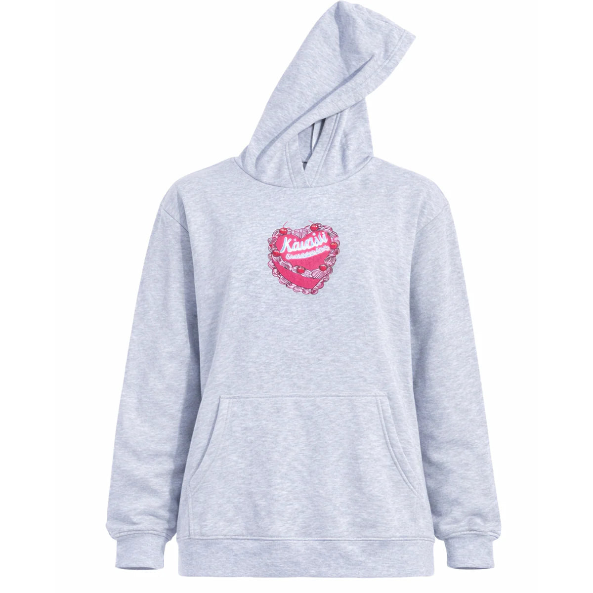 Kinetic CAKE Womens Hoodie Heather Grey