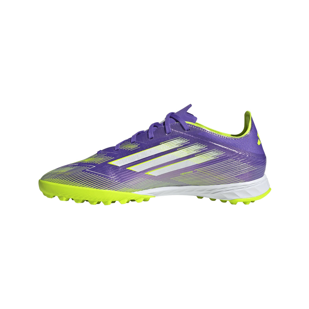 adidas F50 Pro Turf Soccer Cleats Purple White Lemon