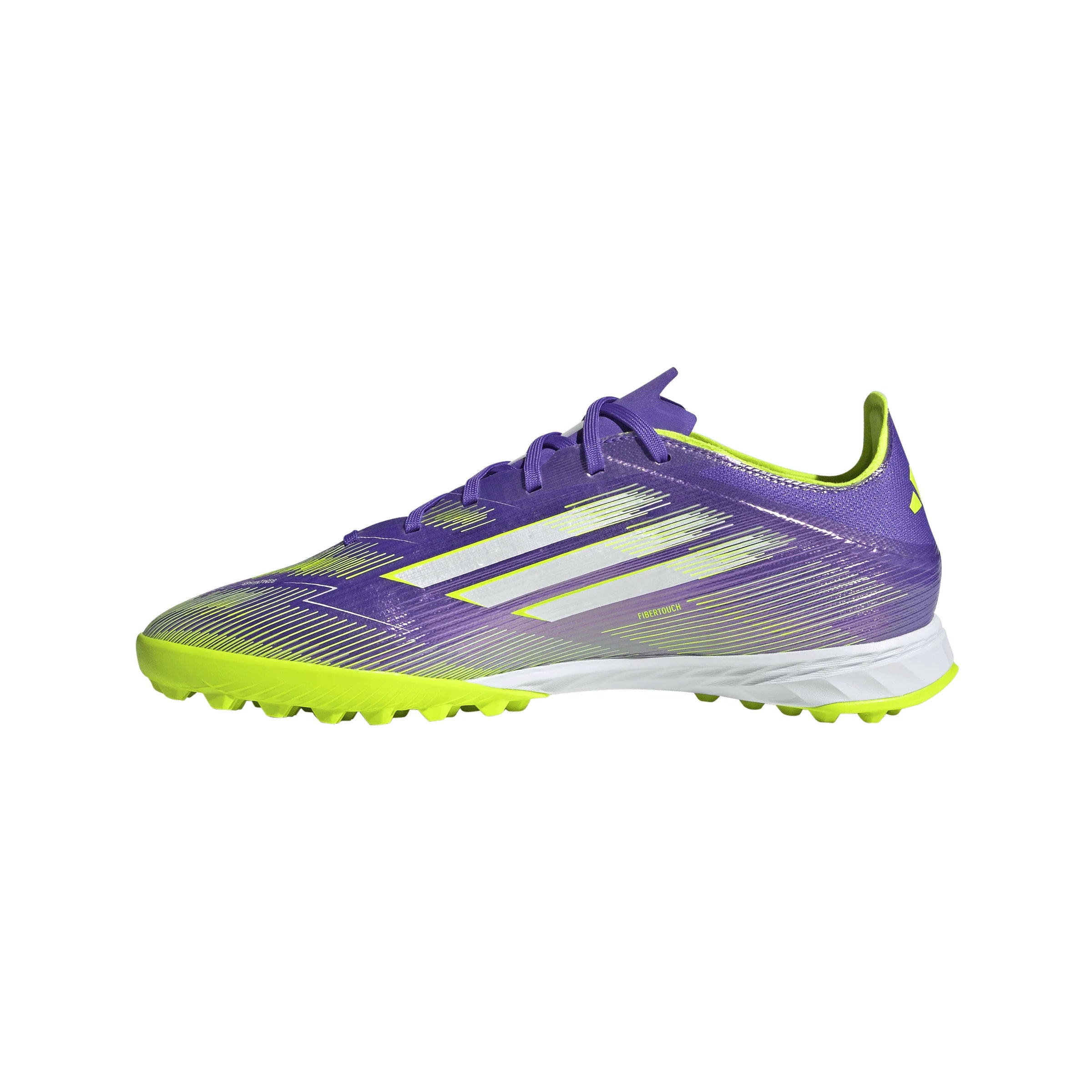 adidas F50 Pro Turf Soccer Cleats Purple White Lemon
