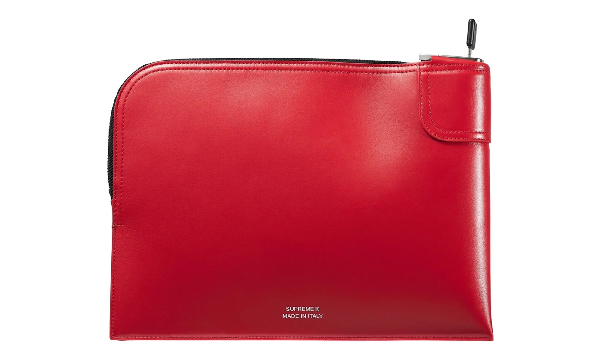 Leather Money Bag "FW25 - Red" SU26988