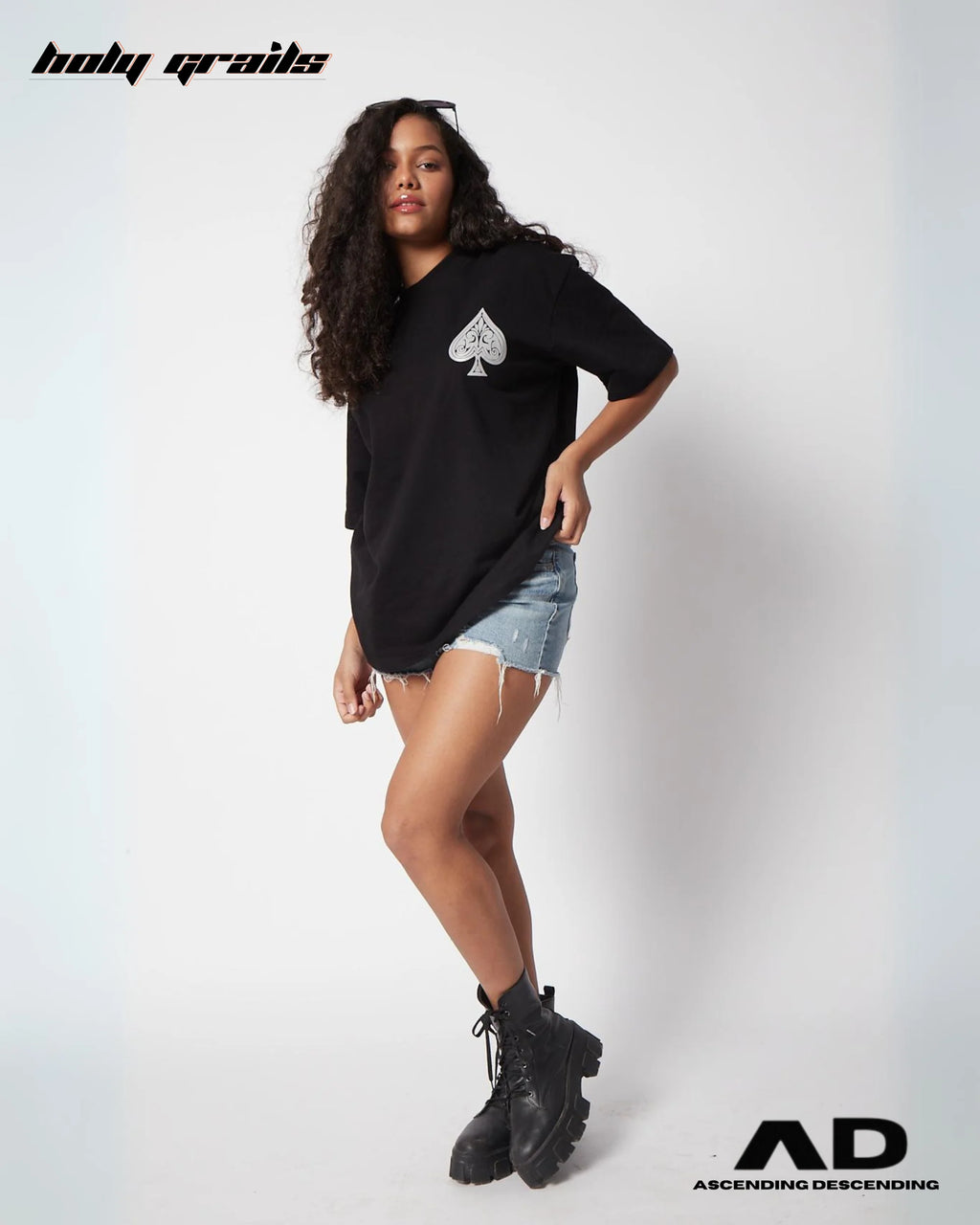 Hukkum Ki Rani Black T Shirt HG x Ascending Descending