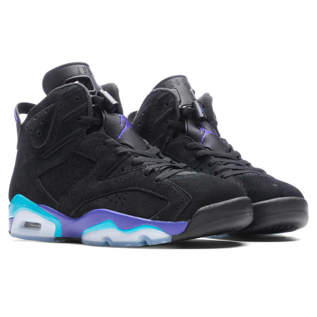 Air Jordan 6 Retro Aqua Black Bright Concord Aquatone