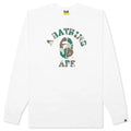 Liquid Camo College L S Tee White