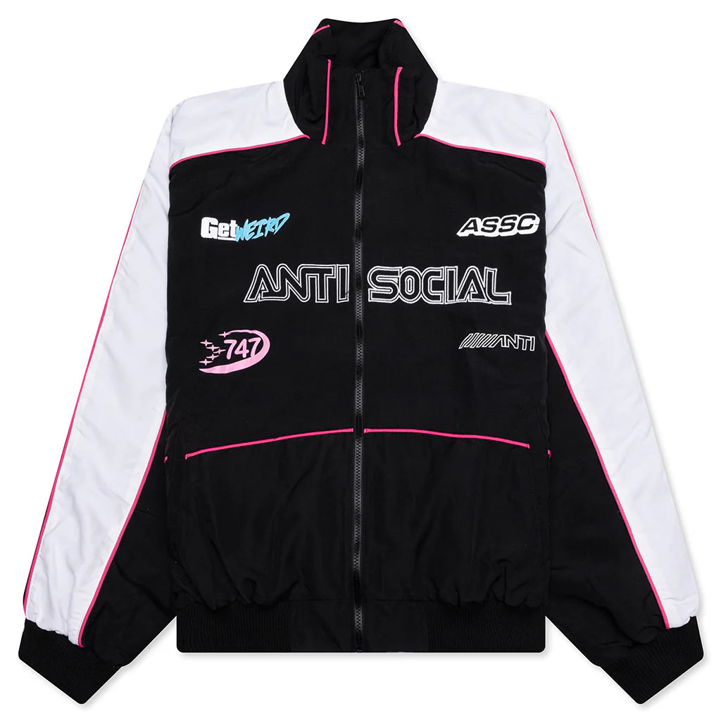 Racing Track Jacket Black