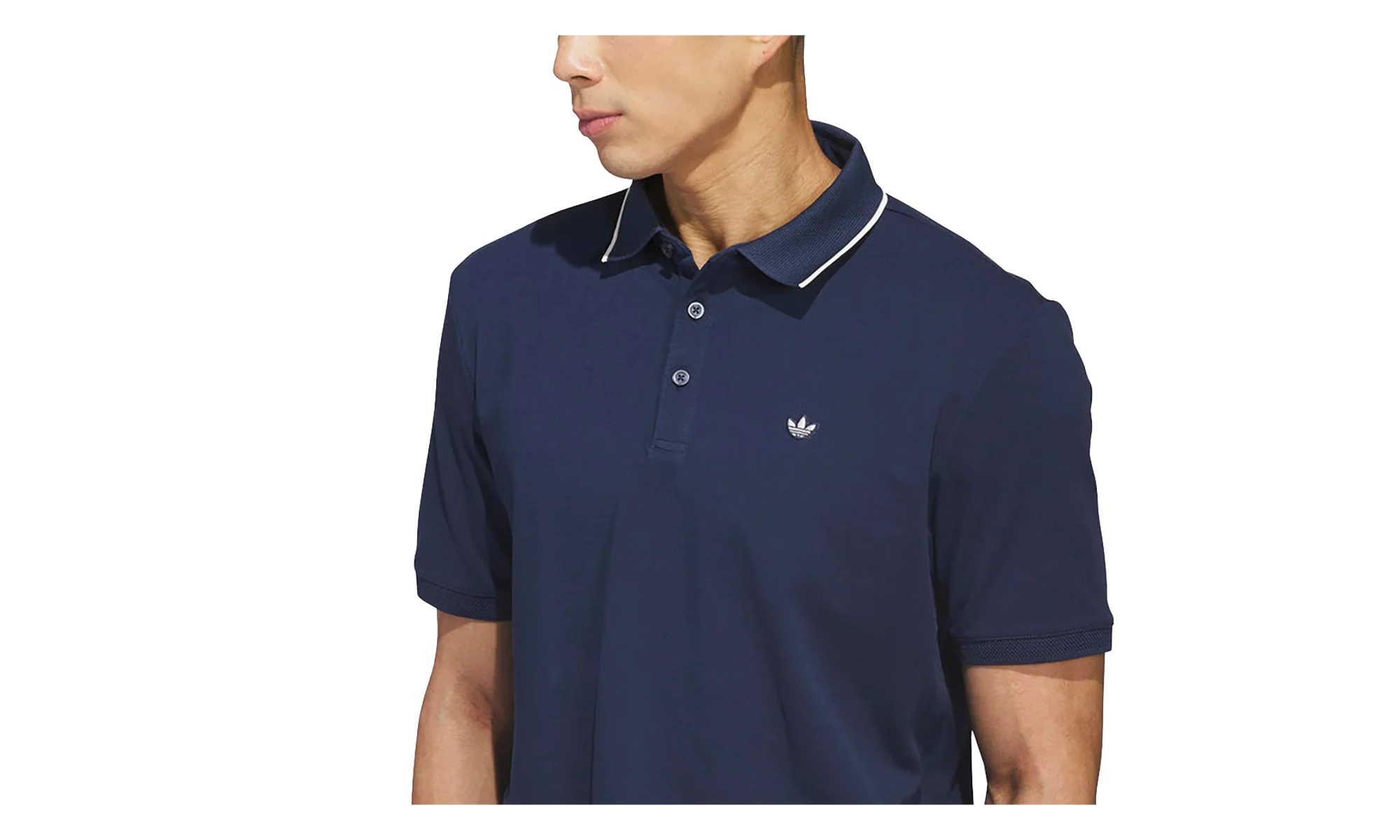 Originals Twistknit Trefoil Polo Shirt "Night Indigo / Chalk White" KB8622