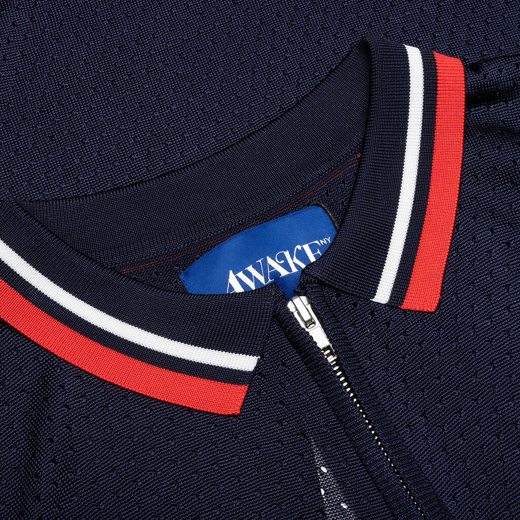 Mesh Polo Navy