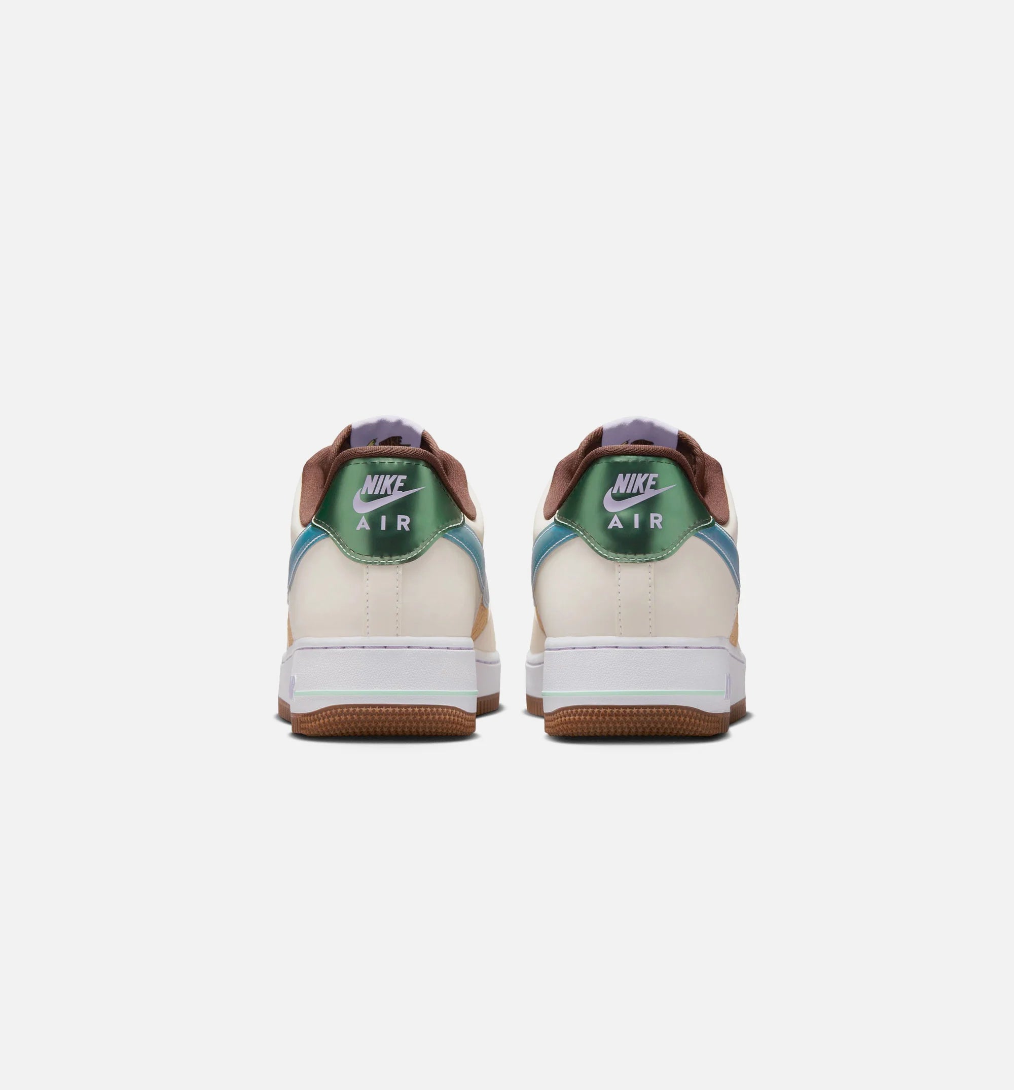 Air Force 1 Retro Sesame and White Mens Lifestyle Shoe Summit White Glacier Blue Mint Foam