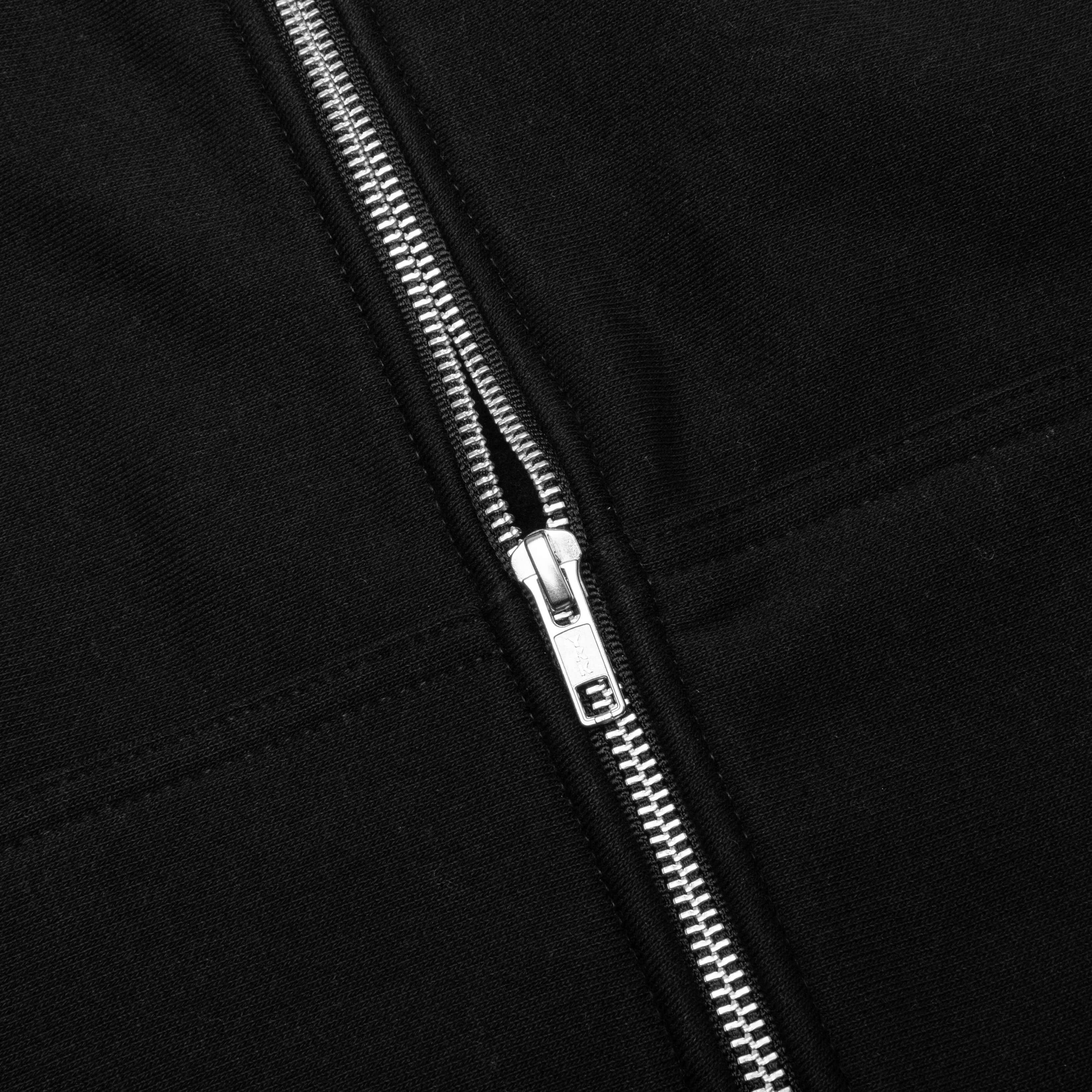 Regal Crown Zip Hoodie Black