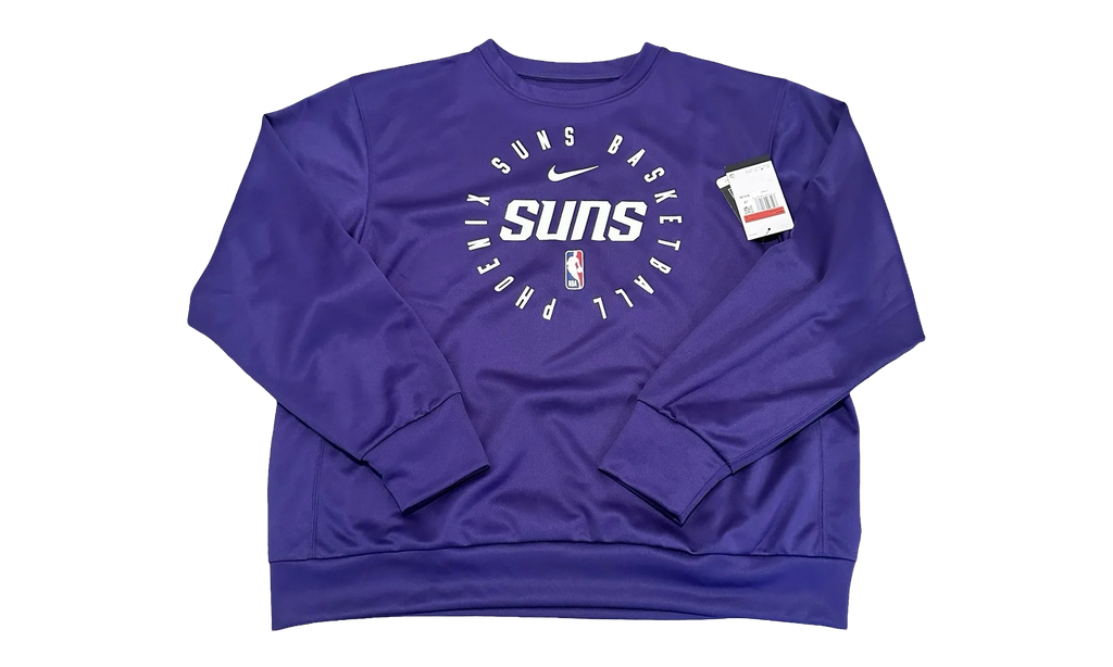 NBA Phoenix Suns Standard Issue Dri-Fit Crewneck Sweatshirt "Purple" FV1806 566