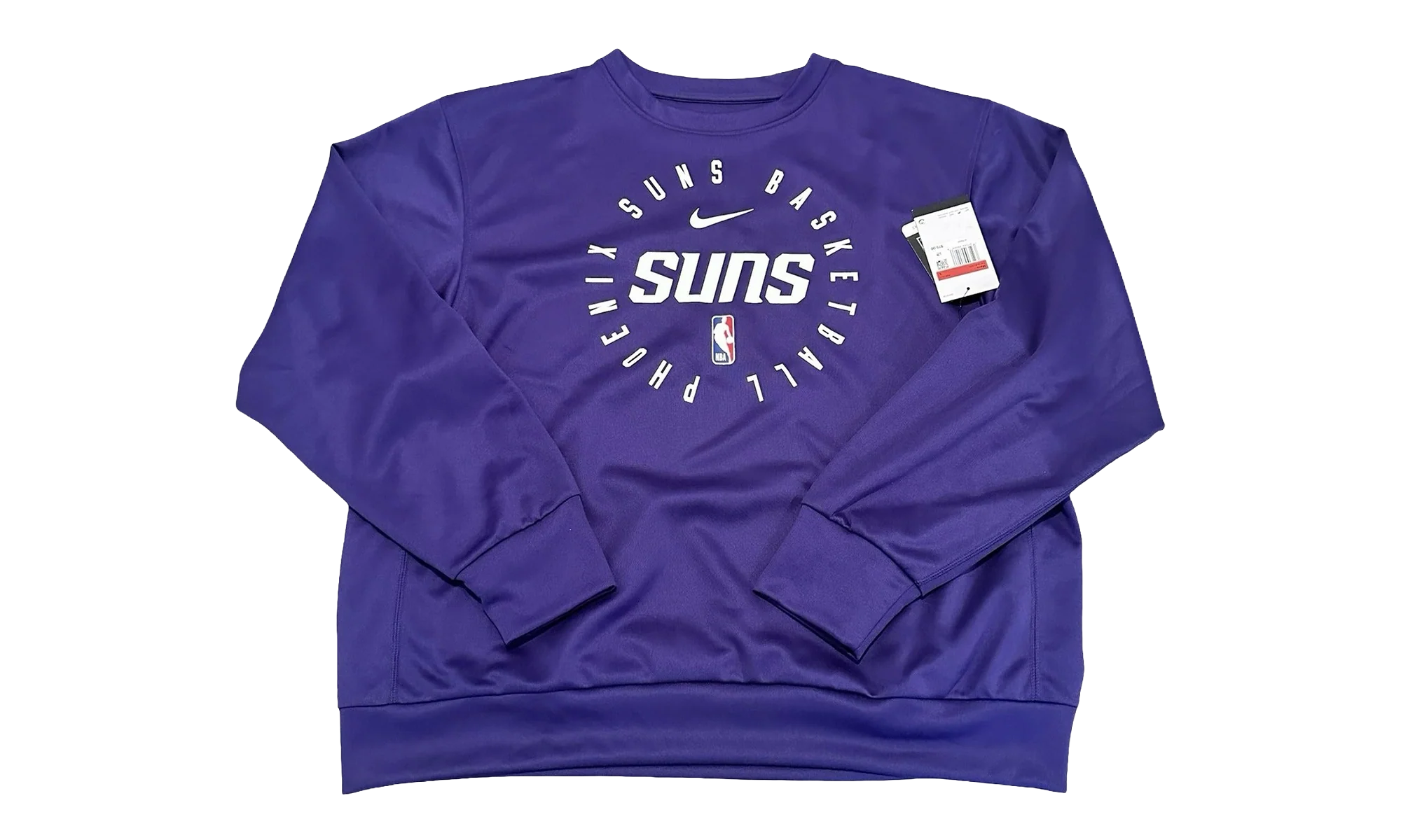 NBA Phoenix Suns Standard Issue Dri-Fit Crewneck Sweatshirt "Purple" FV1806 566