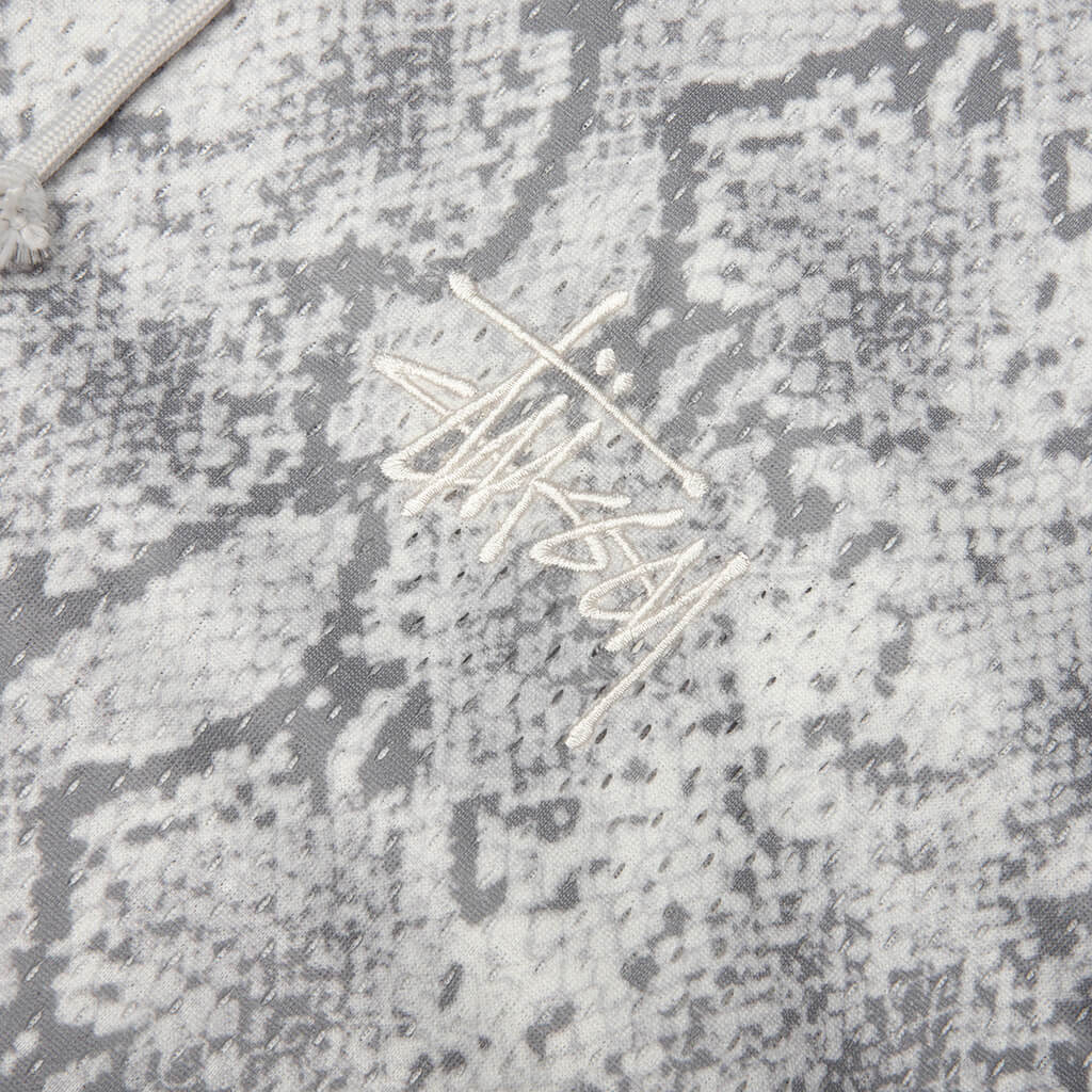 Athletic Mesh Zip Hood Snake
