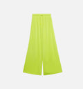 Jeremy Scott Velour Track Pant Womens Pants Yellow