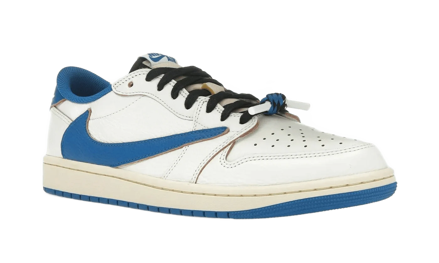 Air Jordan 1 Low x Travis Scott x Fragment Sail Military Blue
