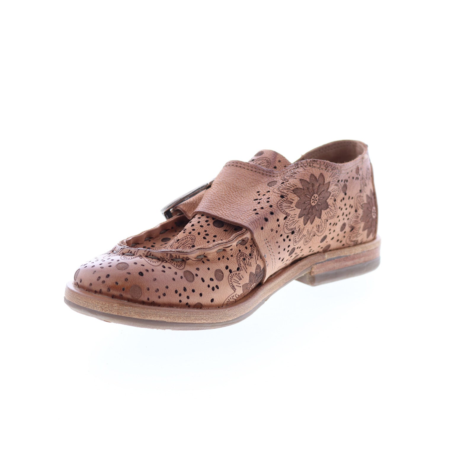Zeno Floral 630142-101 Womens Brown Oxfords & Lace Ups Casual Shoes