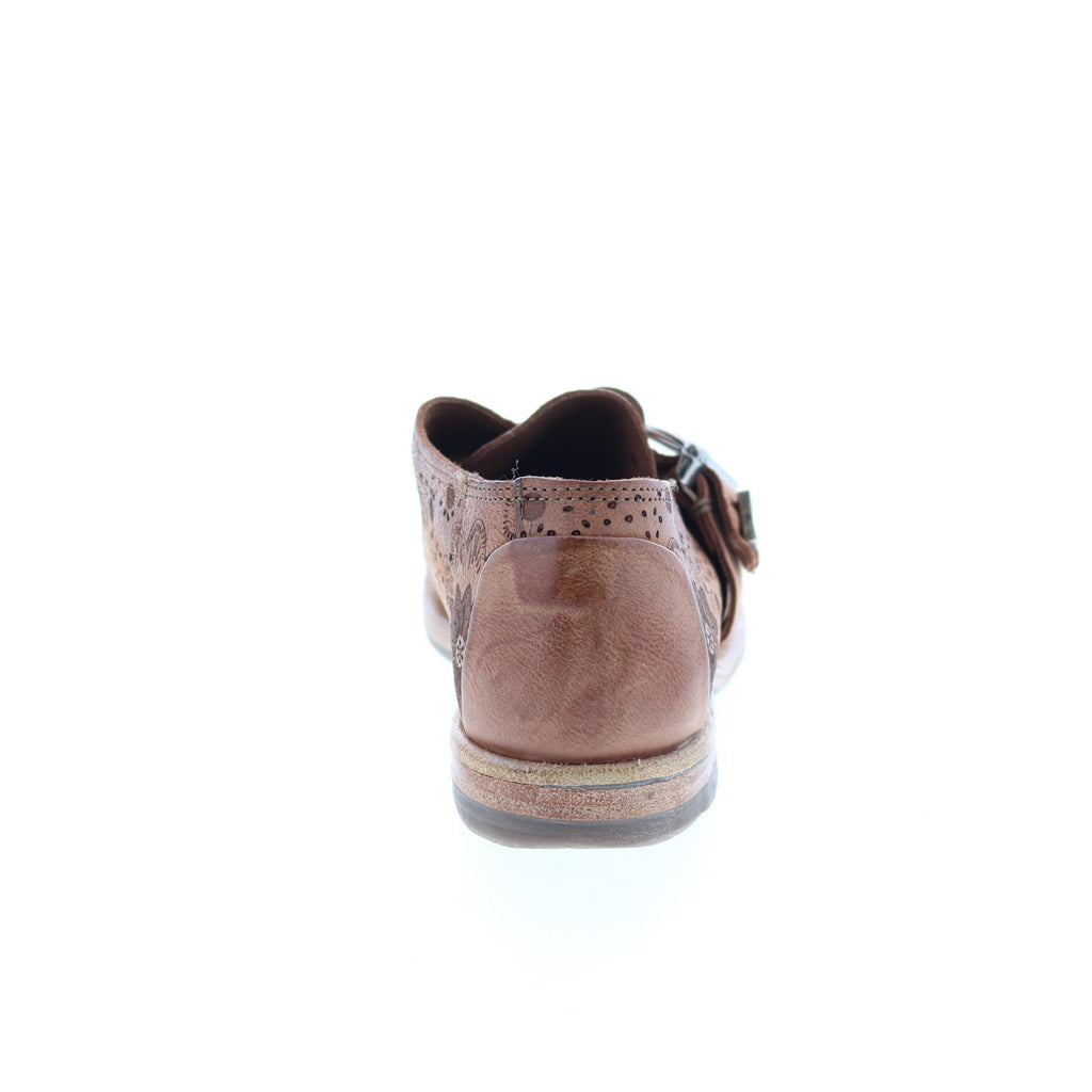 Zeno Floral 630142-101 Womens Brown Oxfords & Lace Ups Casual Shoes