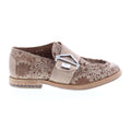 Zeno Floral 630142-101 Womens Brown Loafers & Slip Ons Casual Shoes