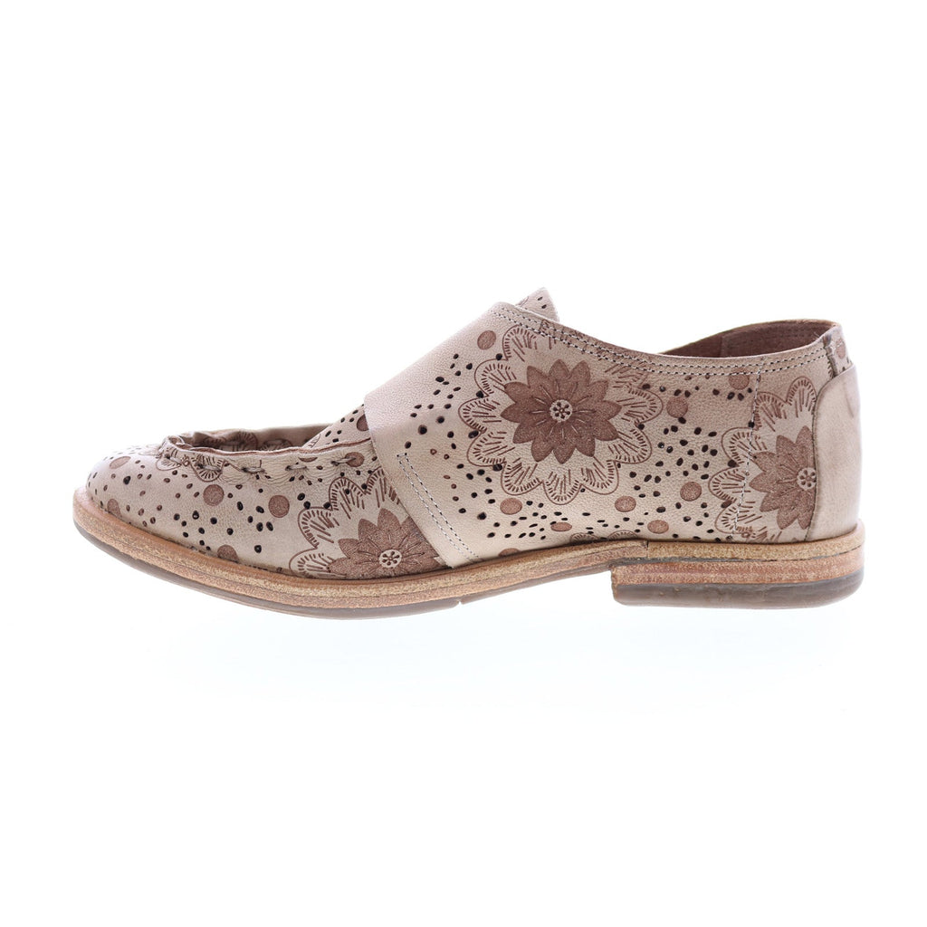 Zeno Floral 630142-101 Womens Brown Loafers & Slip Ons Casual Shoes