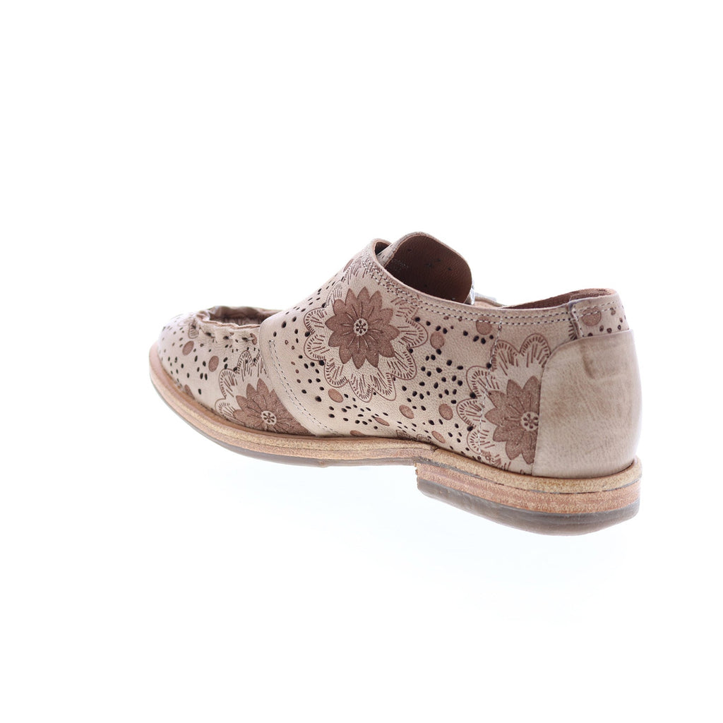 Zeno Floral 630142-101 Womens Brown Loafers & Slip Ons Casual Shoes