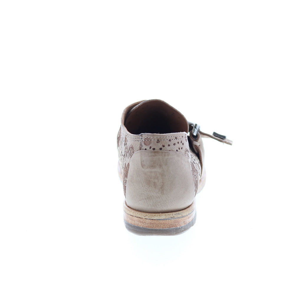 Zeno Floral 630142-101 Womens Brown Loafers & Slip Ons Casual Shoes